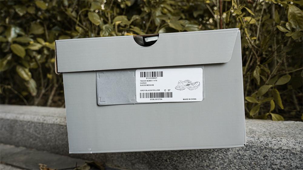 PK GOD Balenciaga Cargo Sneaker Grey Black Yellow MATERIALS READY TO SHIP